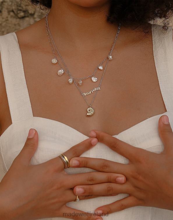 Jewelry Gold 6266T1940 Madewell MUNS Playa Charm Necklace Women