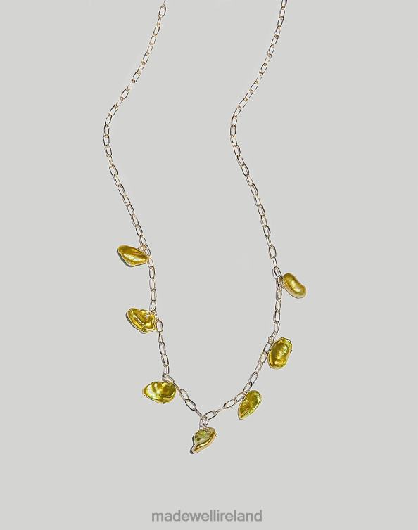 Jewelry Gold 6266T1953 Madewell MUNS Orilla Charm Necklace Women