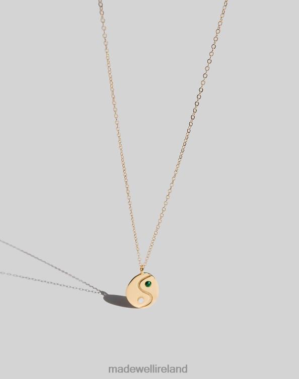 Jewelry Gold 6266T1957 Madewell MUNS Yin Yang Necklace Women