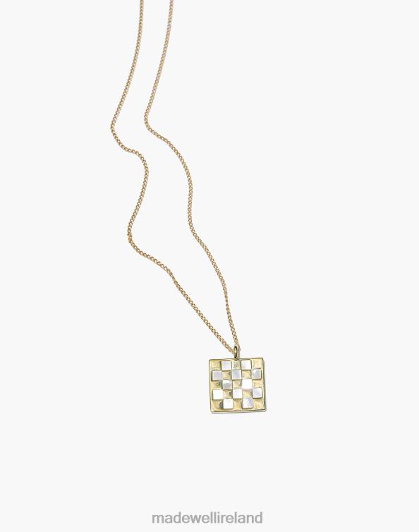 Jewelry Gold 6266T1970 Madewell MUNS Ajedrez Necklace Women