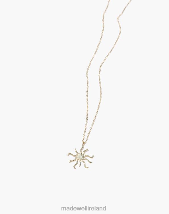 Jewelry Gold 6266T1984 Madewell MUNS Sol Necklace Women