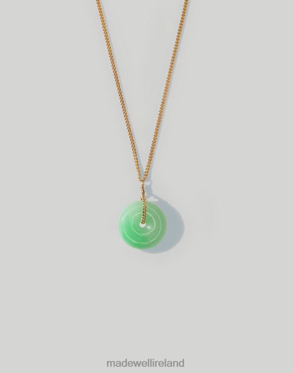 Jewelry Gold 6266T2442 Madewell YEAR 901 Jade Coin Necklace Women