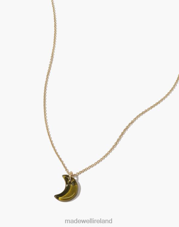 Jewelry Light Brown 6266T1815 Madewell CLED Moon Charm Necklace Women
