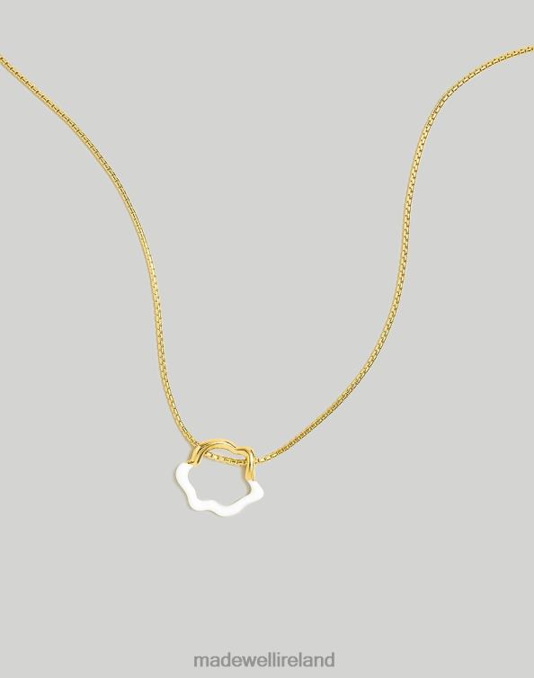 Jewelry Lighthouse 6266T965 Madewell Enamel-Dipped Wavy Pendant Necklace Women