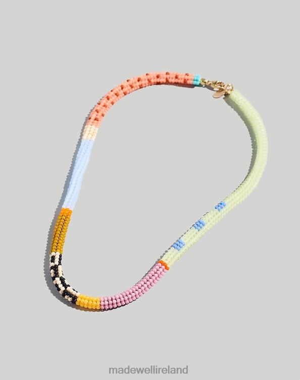 Jewelry Multi 6266T1514 Madewell Kisiwa Beaded Cuerda Choker Necklace Women