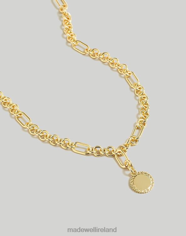 Jewelry Pale Gold 6266T954 Madewell Sun Pendant Lariat Necklace Women