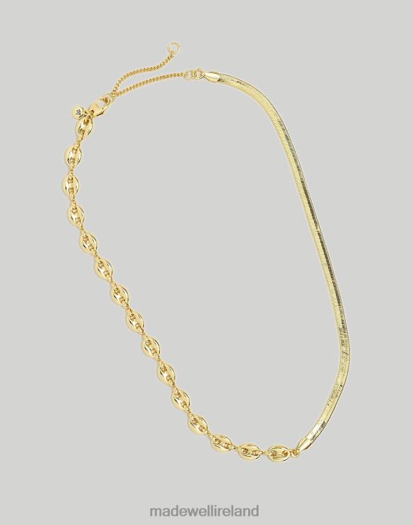Jewelry Pale Gold 6266T964 Madewell Mixed Chain Necklace Women
