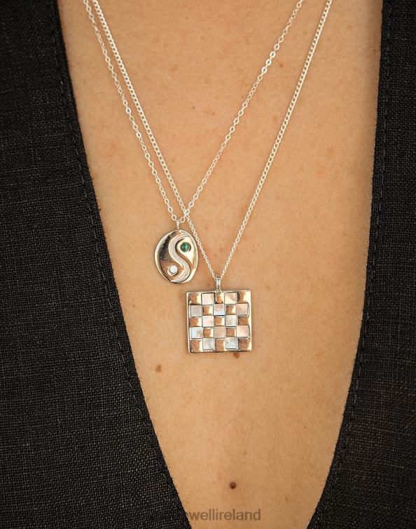 Jewelry Silver 6266T1961 Madewell MUNS Yin Yang Necklace Women