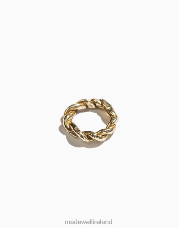 Accessories Brass 6266T1303 Madewell Iris 1956 Jewelry Halo Rope Ring Women