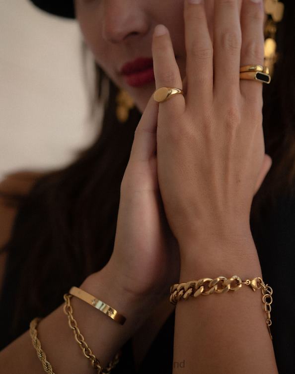 Accessories Gold 6266T1287 Madewell TSEATJEWELRY PRESS PINKY RING Women