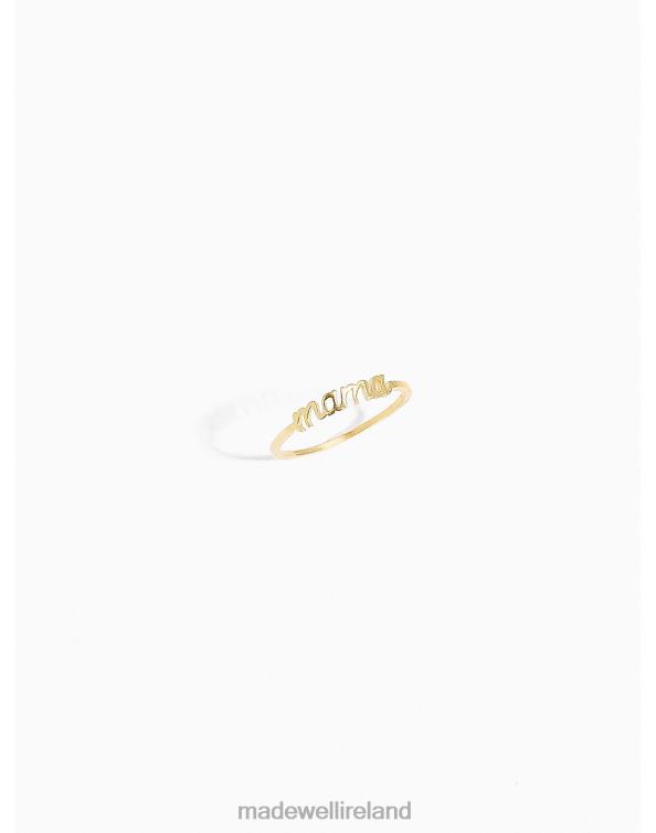 Accessories Gold 6266T1482 Madewell Katie Dean Jewelry Mama Ring Women