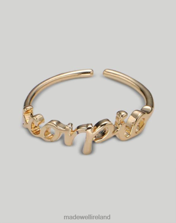 Jewelry Aquarius 6266T1456 Madewell Abcrete & Co. Adjustable Zodiac Ring Women