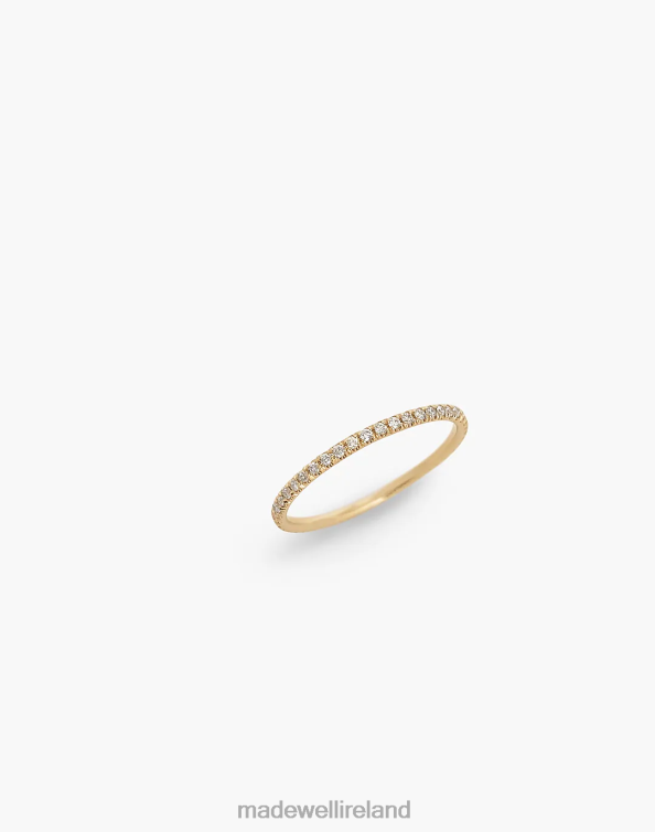 Jewelry Gold 6266T1747 Madewell Kinn Dahlia Micro Pave Ring Women