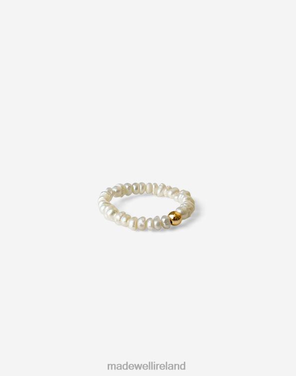 Jewelry Gold 6266T1748 Madewell Kinn Biwa Pearl Ring Women