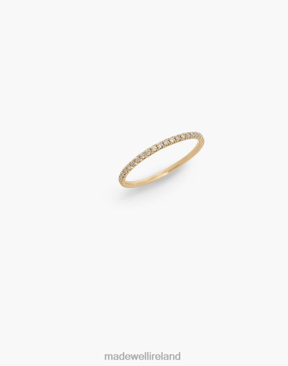 Jewelry Gold 6266T1754 Madewell Kinn Dahlia Micro Pave Ring Women