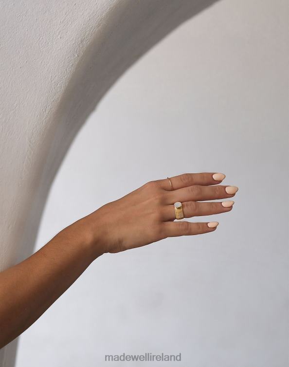 Jewelry Gold 6266T1988 Madewell MUNS Rotonda Ring Women