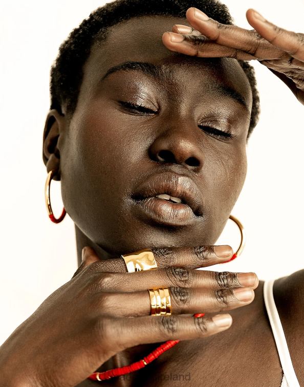 Jewelry Gold 6266T2251 Madewell SOKO Maji Stacking Rings Women