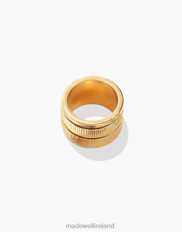 Jewelry Gold 6266T2266 Madewell SOKO Meta Spinner Ring Women