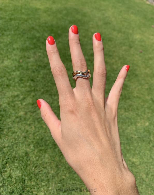 Jewelry Gold 6266T2295 Madewell Studio Conchita Plated Onda Ring Women