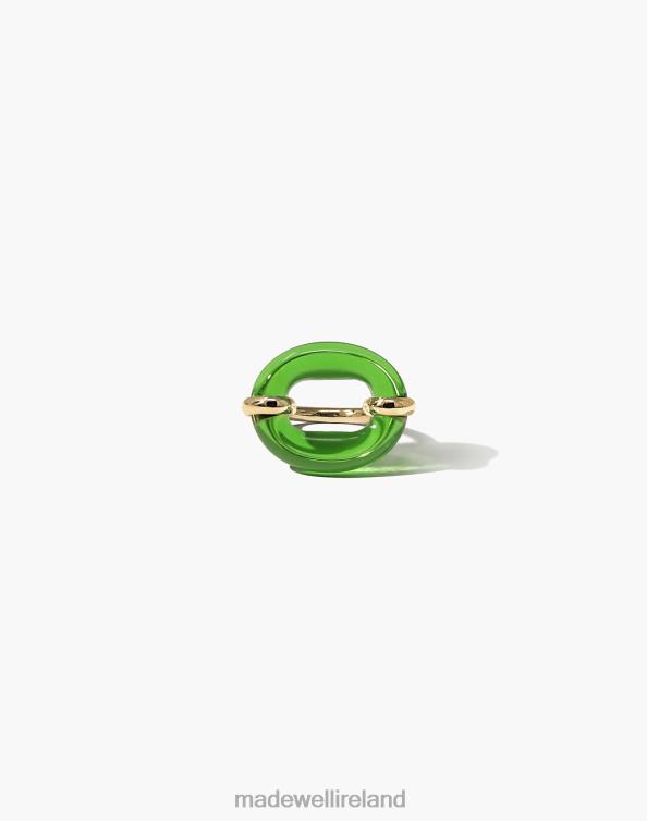 Jewelry Green 6266T1823 Madewell CLED In The Loop Ring Women