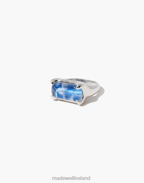 Jewelry Light Blue 6266T1808 Madewell CLED Prism Ring Marble Women