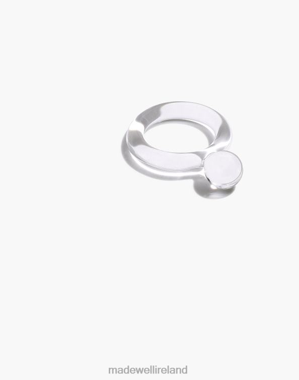 Jewelry One Color 6266T1573 Madewell Jane D'Arensbourg Dot Clear Glass Ring Women