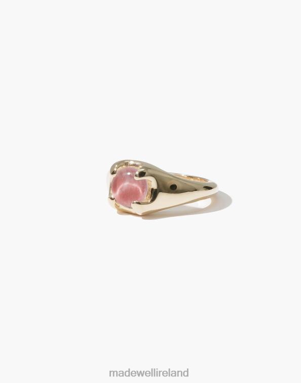 Jewelry Pink Multi 6266T1807 Madewell CLED Beam Ring Marble Women