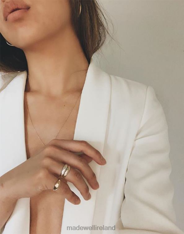 Jewelry Silver 6266T1775 Madewell Kinn Dare To Love Dome Ring I Women