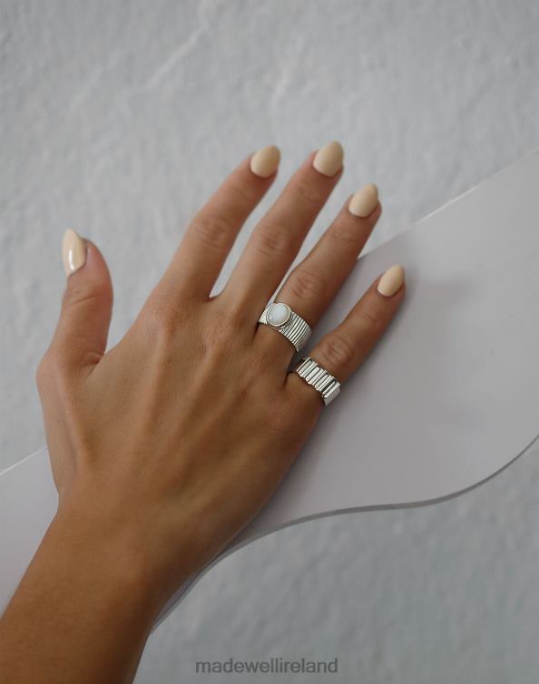 Jewelry Silver 6266T1992 Madewell MUNS Rotonda Ring Women