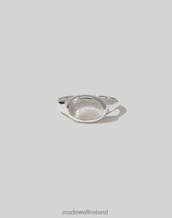 Jewelry White 6266T1804 Madewell CLED Oval Sculpture Ring Women