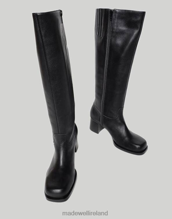 Footwear Black 6266T1638 Madewell Intentionally Blank Alibi Knee High Boot Women