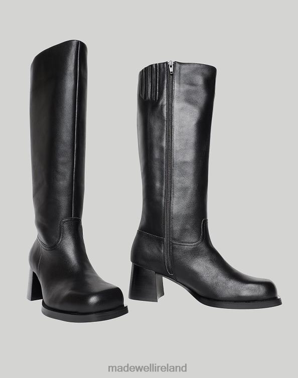 Footwear Black 6266T1638 Madewell Intentionally Blank Alibi Knee High Boot Women