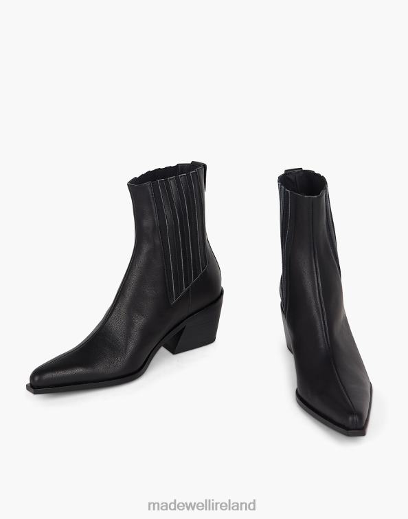 Footwear Black 6266T1642 Madewell Intentionally Blank Hillary Heeled Boot Women