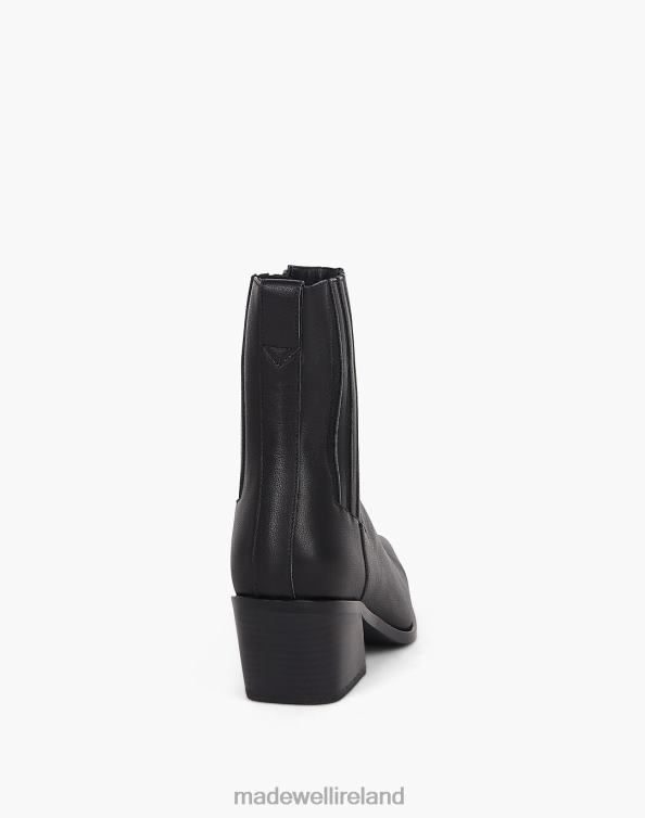 Footwear Black 6266T1642 Madewell Intentionally Blank Hillary Heeled Boot Women