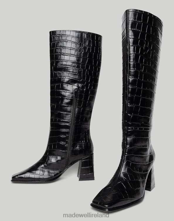 Footwear Black 6266T1650 Madewell Intentionally Blank TGIF Knee High Boot Women