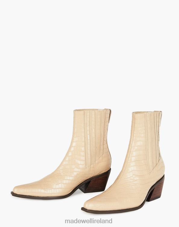 Footwear Black 6266T2629 Madewell Intentionally Blank Leather Hillary Boots Women