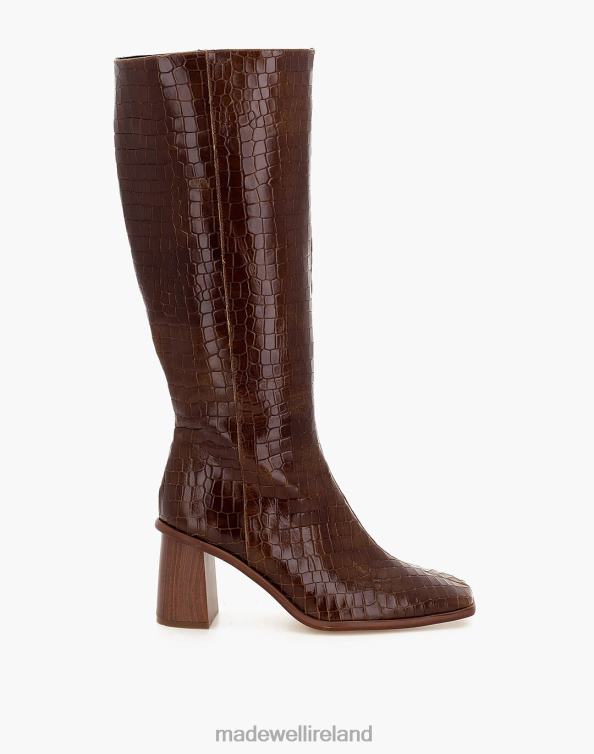 Footwear Brown 6266T2649 Madewell ALOHAS East Leather Boots Women