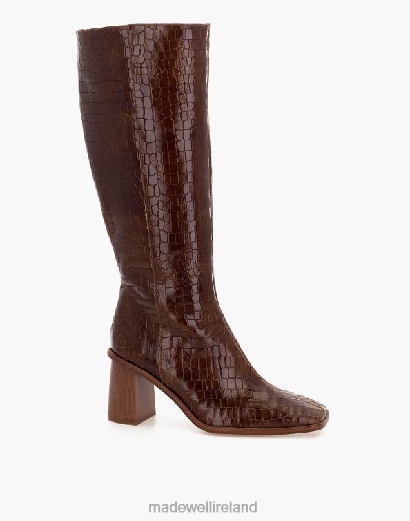 Footwear Brown 6266T2649 Madewell ALOHAS East Leather Boots Women