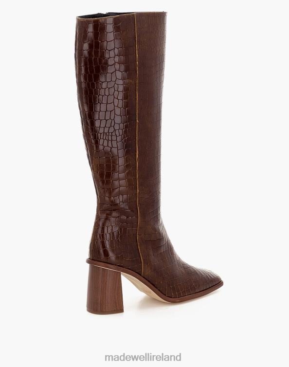 Footwear Brown 6266T2649 Madewell ALOHAS East Leather Boots Women