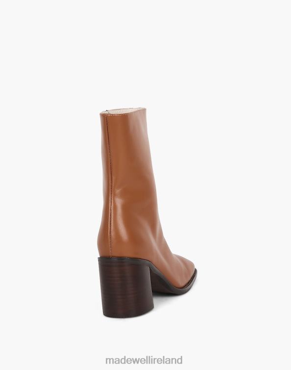 Footwear Caramel 6266T1651 Madewell Intentionally Blank Contour Heeled Boot Women