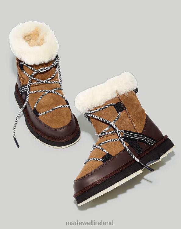 Footwear Chestnut 6266T2591 Madewell EMU Australia Shearling Blurred Boots Women