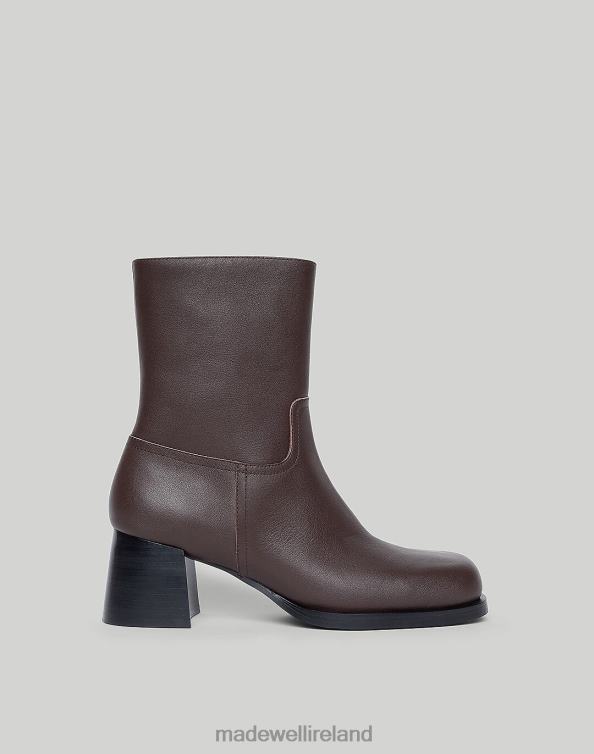 Footwear Chocolate 6266T1667 Madewell Intentionally Blank Vico Heeled Boot Women