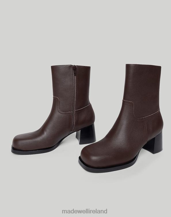 Footwear Chocolate 6266T1667 Madewell Intentionally Blank Vico Heeled Boot Women