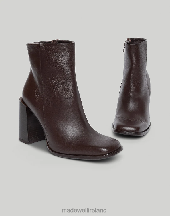 Footwear Chocolate 6266T1669 Madewell Intentionally Blank Passage Heeled Boot Women