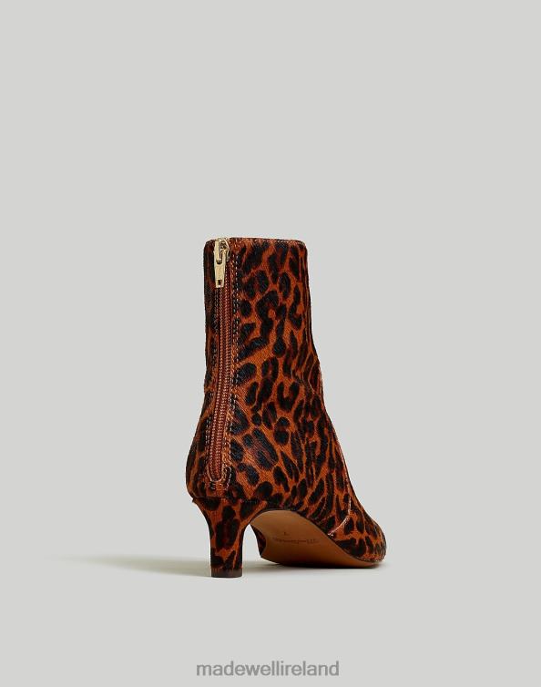 Footwear Dark Carob Multi 6266T2598 Madewell The Dimes Kitten-Heel Boot Women
