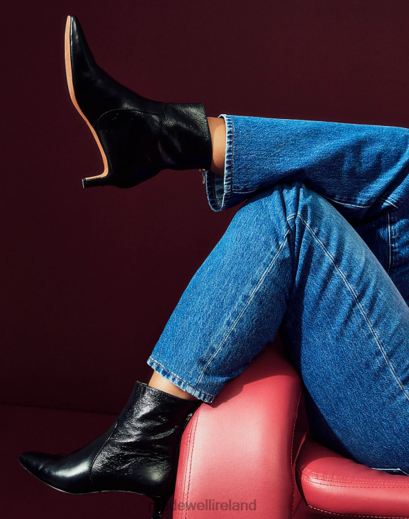 Footwear True Black 6266T2596 Madewell The Dimes Kitten-Heel Boot Women