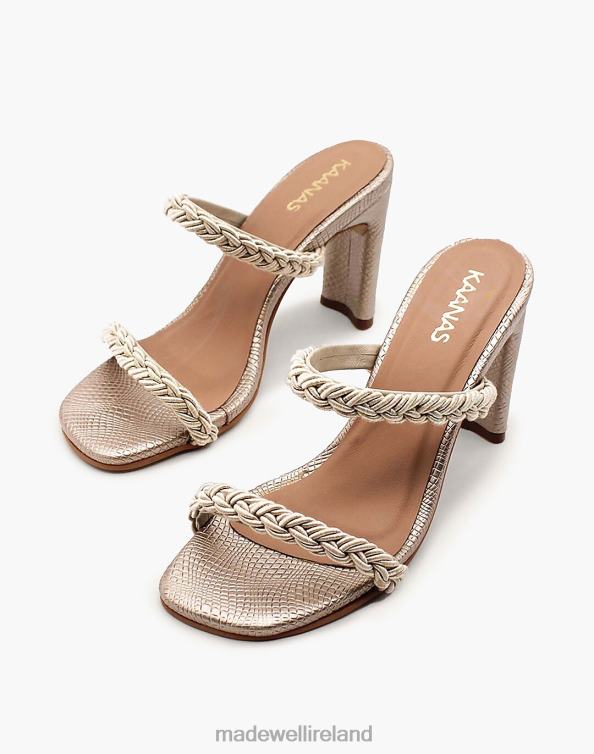 Footwear Black 6266T1708 Madewell KAANAS Ariana Braided Heel Women