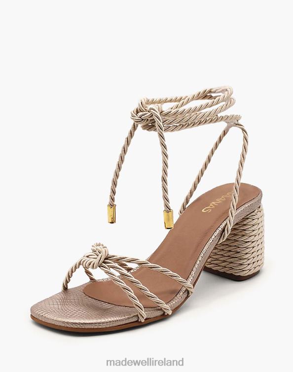 Footwear Black 6266T1710 Madewell KAANAS Selena Knotted Heel Women