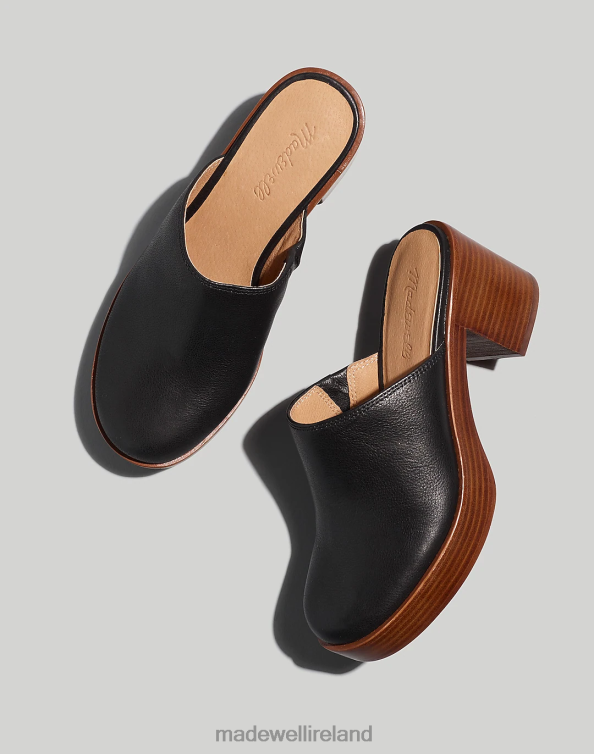 Footwear True Black 6266T2690 Madewell The Janeen Platform Mule Women