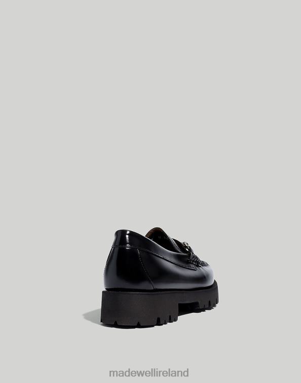 Footwear Black 6266T1430 Madewell G.H.BASS Lianna Bit Super Lug Weejuns Loafers Women